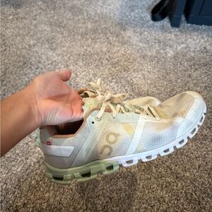 On Running Light Beige Athletic Shoes